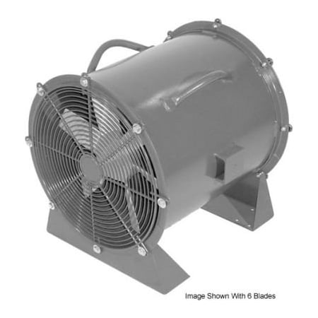 Americraft Mfg Propeller Fan W/ Low Stand, 24 in Blade Dia, 5200 cfm, 1/4 hp, Aluminum Blade 24DA-1/4L-1-EXP